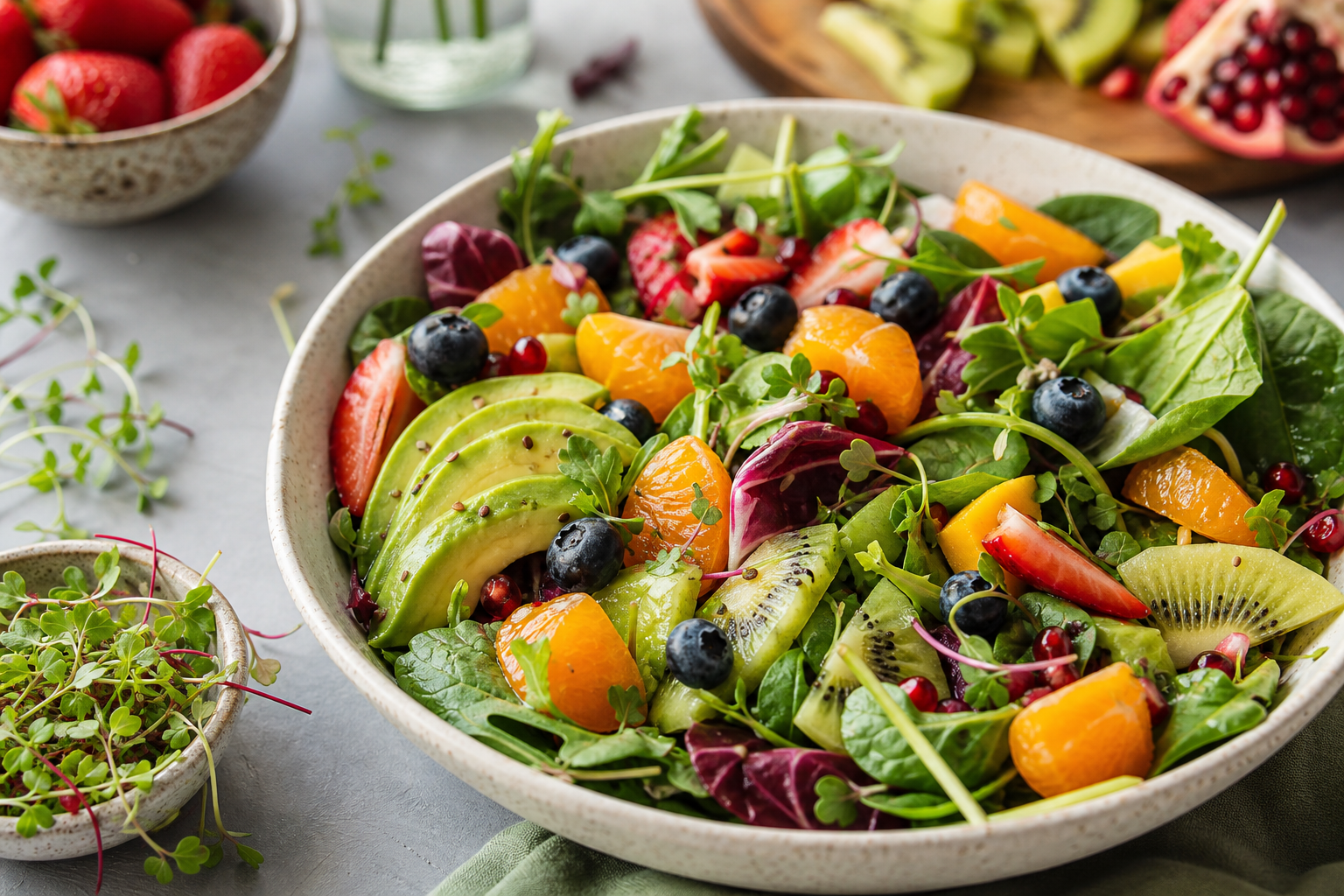 How can I use fruits in my vegan salads for a tasty twist in 2026?