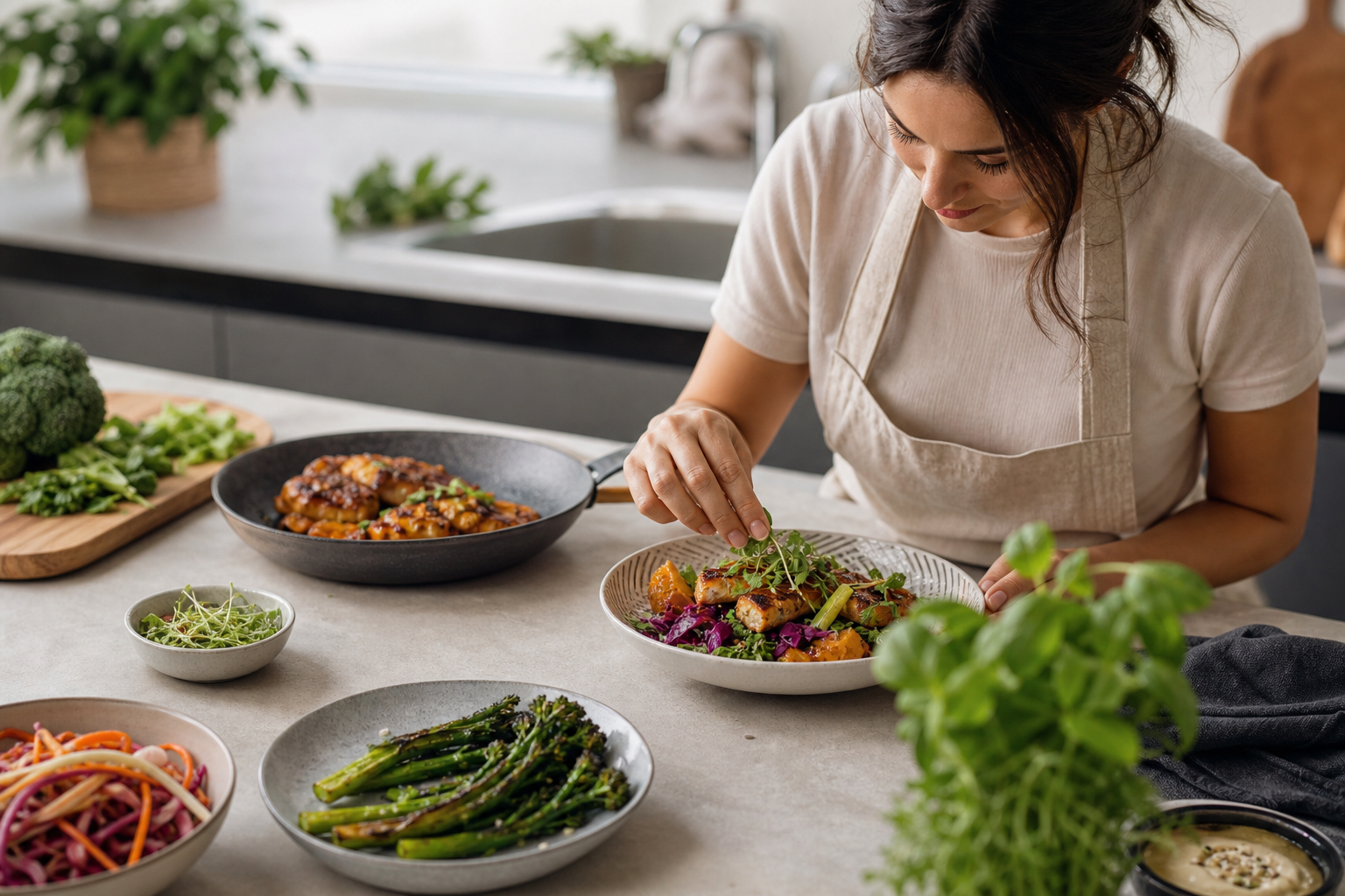 How can I use new cooking techniques for exciting vegan dinners in 2025?
