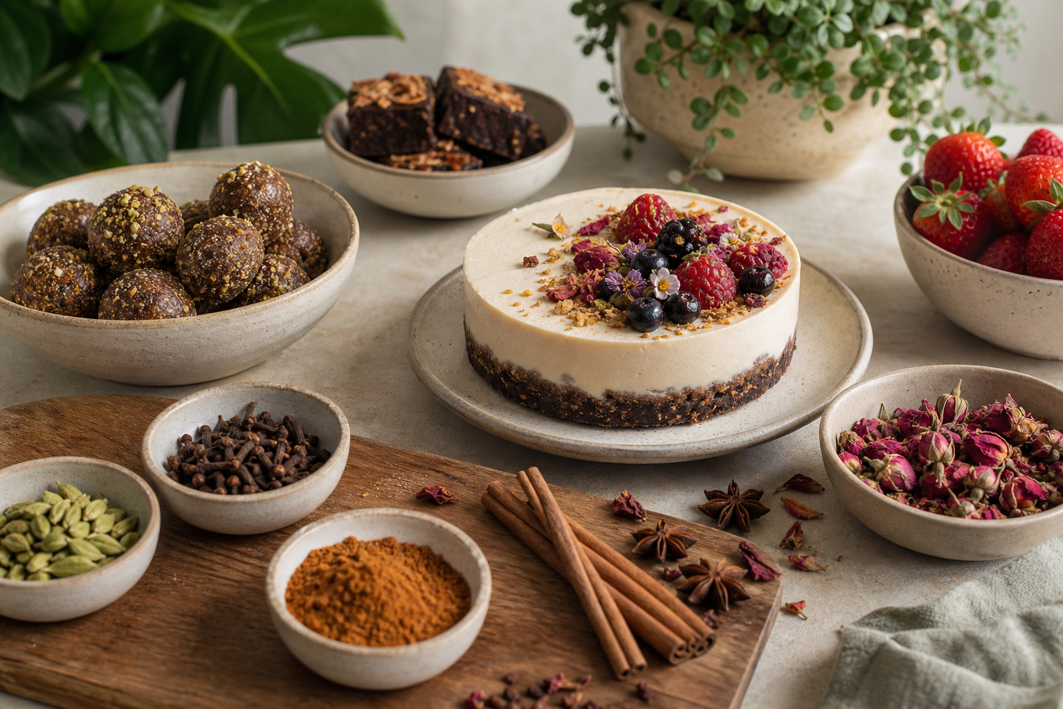 How can I use spices creatively in vegan desserts in 2025?