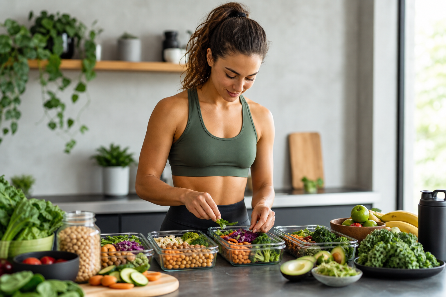 How can meal prep support a vegan fitness goal in 2025?
