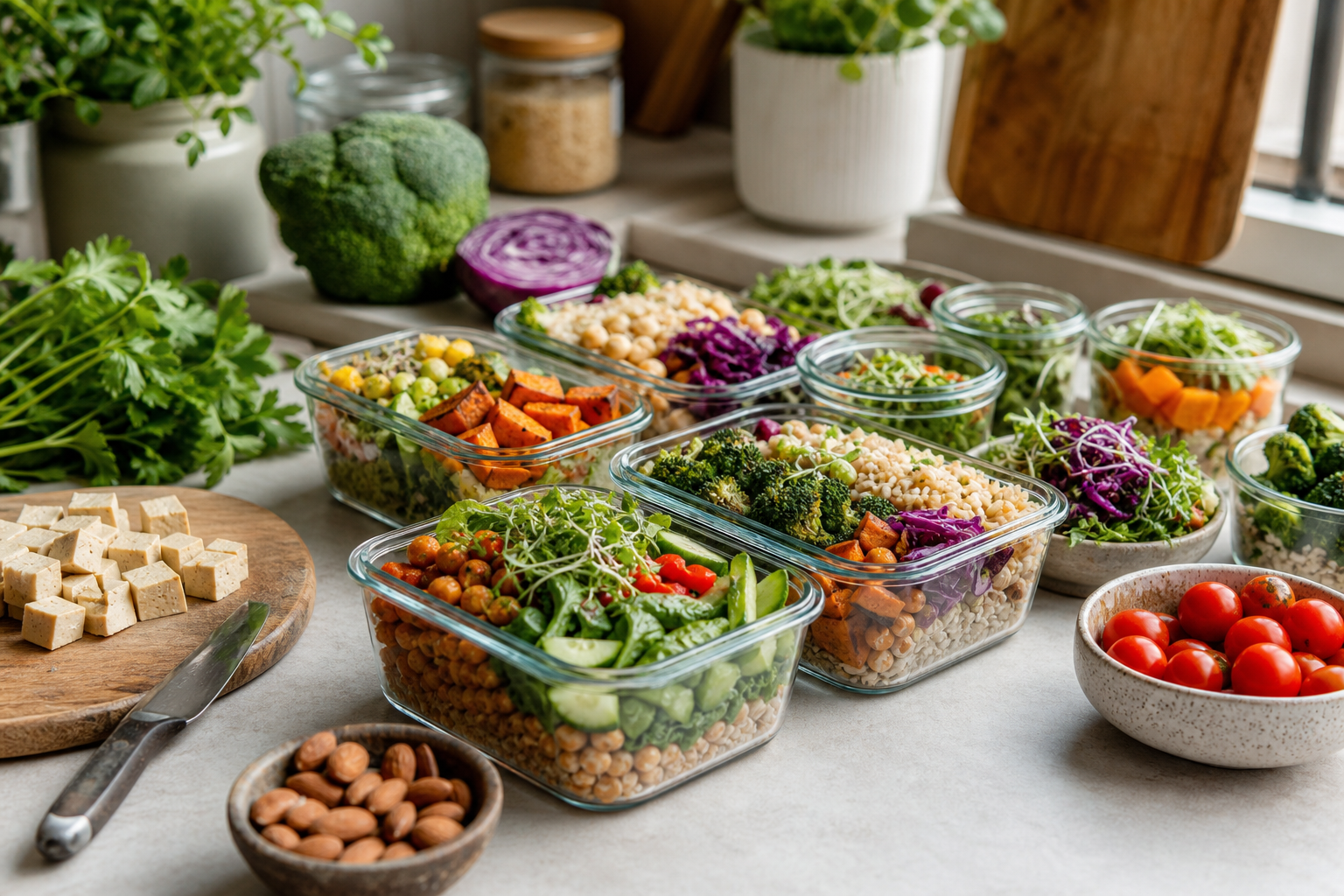 How can you meal prep vegan meals on a budget in 2025?