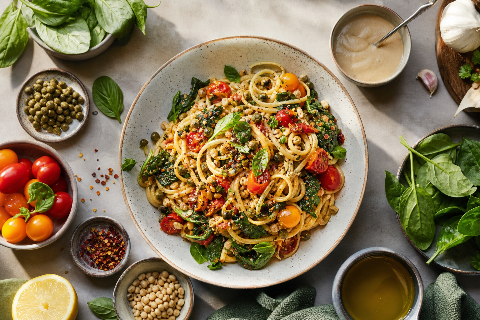 How do I balance flavors in a vegan pasta dish in 2026?