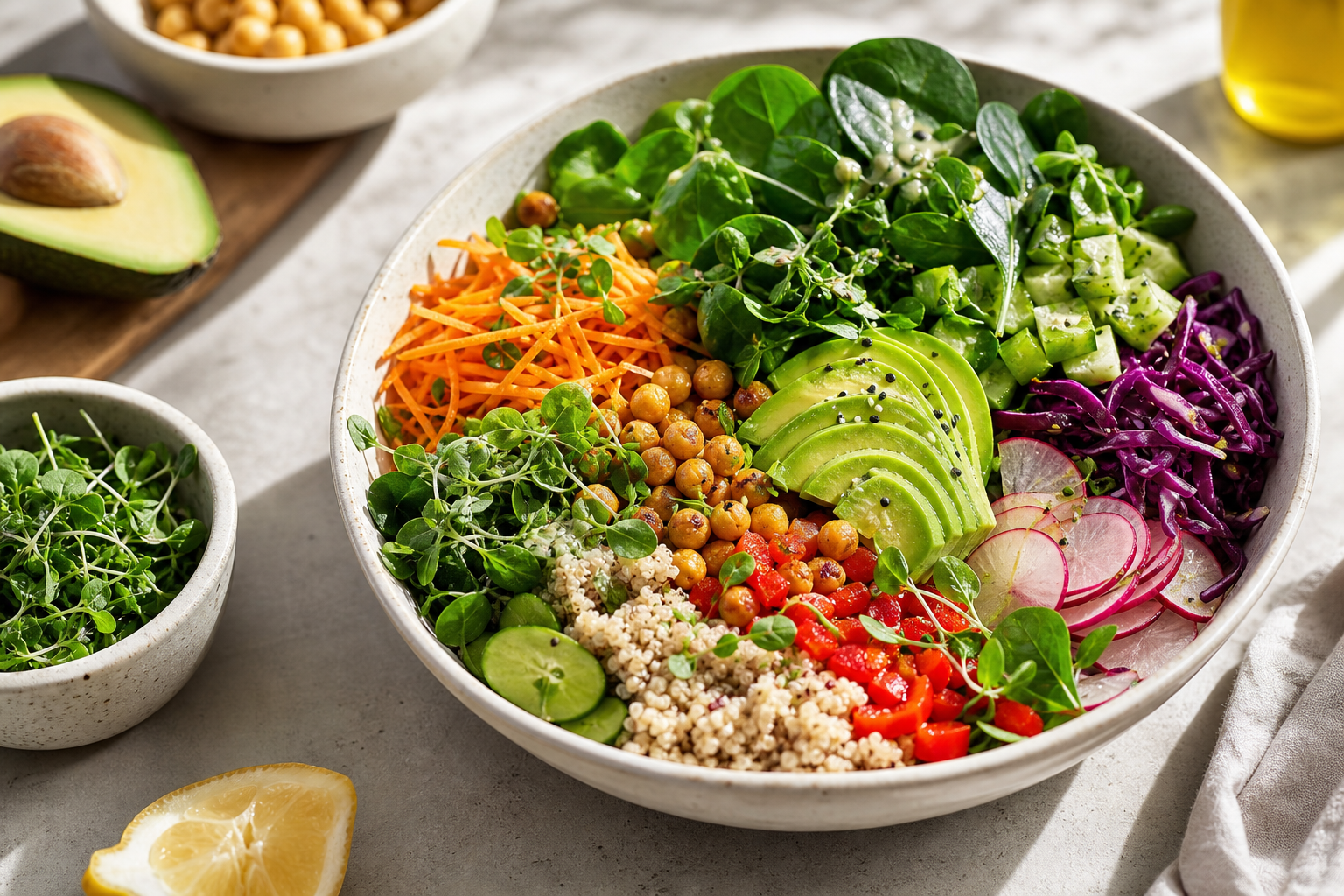 How do I balance flavors in my vegan salad for 2026?