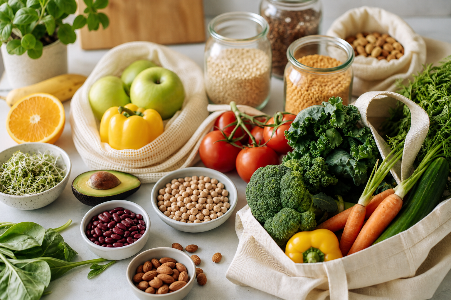 How do I create a gluten-free vegan grocery list for 2025?