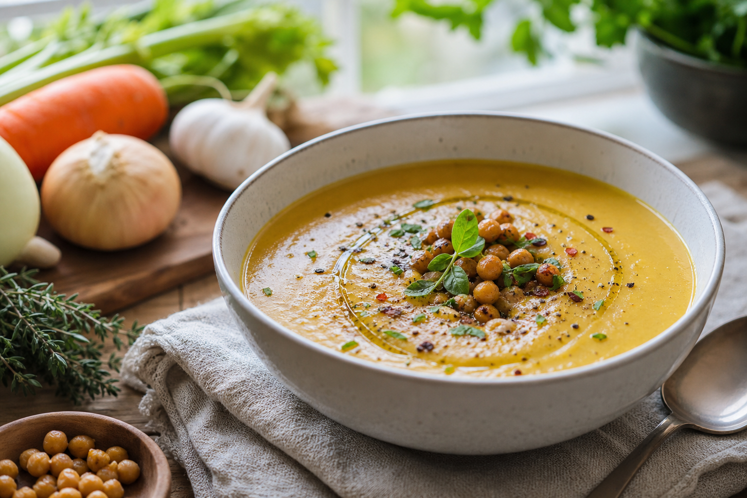 How do I create a thick vegan soup without cream in 2026?
