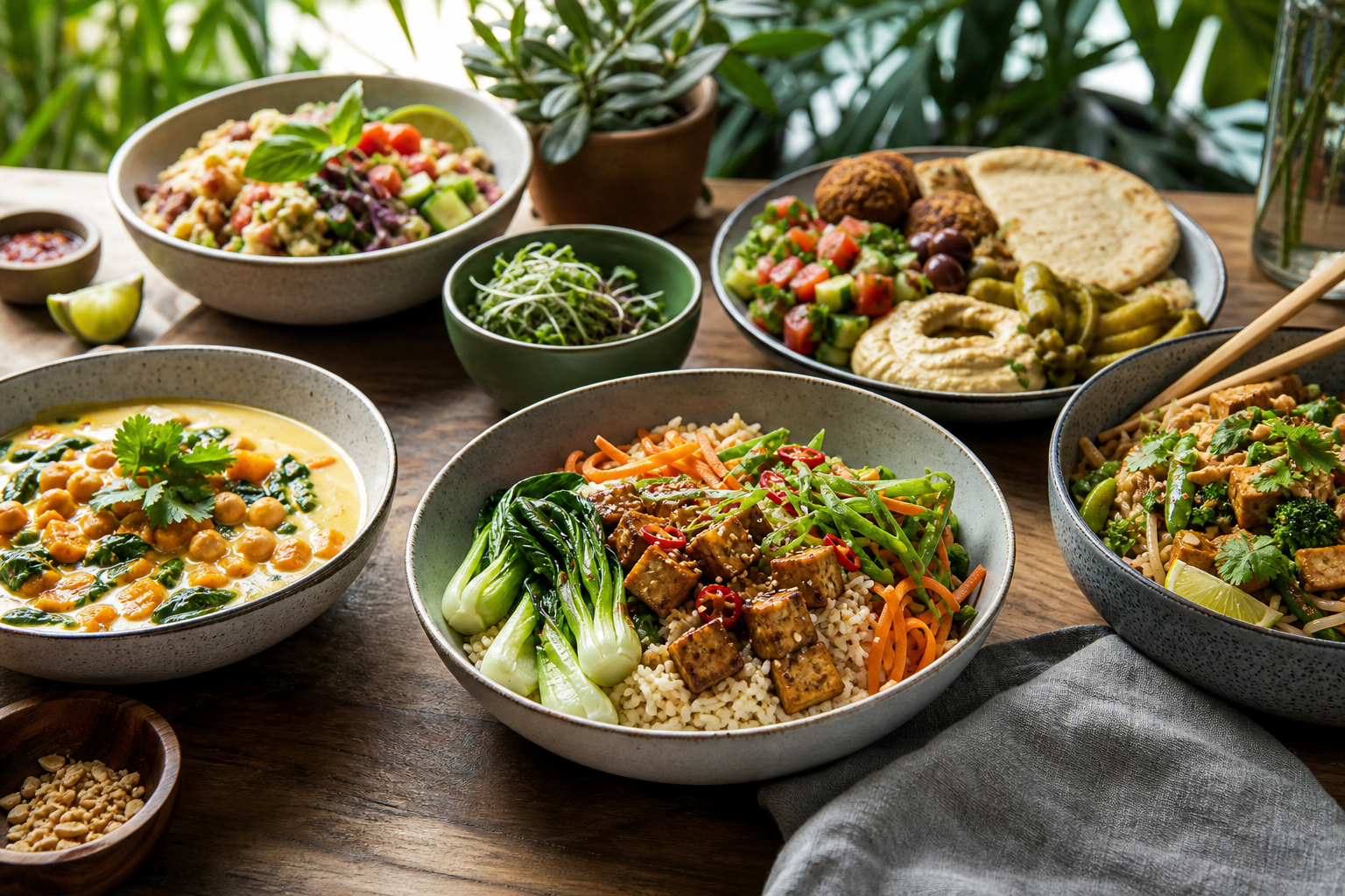 How do I incorporate international flavors into quick vegan meals in 2025?