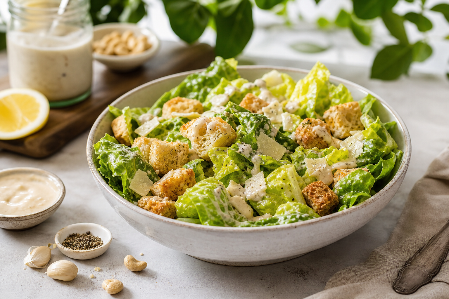 How do I make a vegan Caesar salad from scratch in 2026?