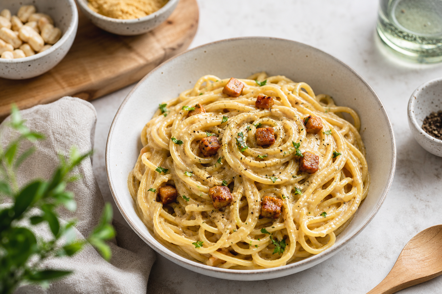 How do I make a vegan carbonara that everyone will love in 2026?