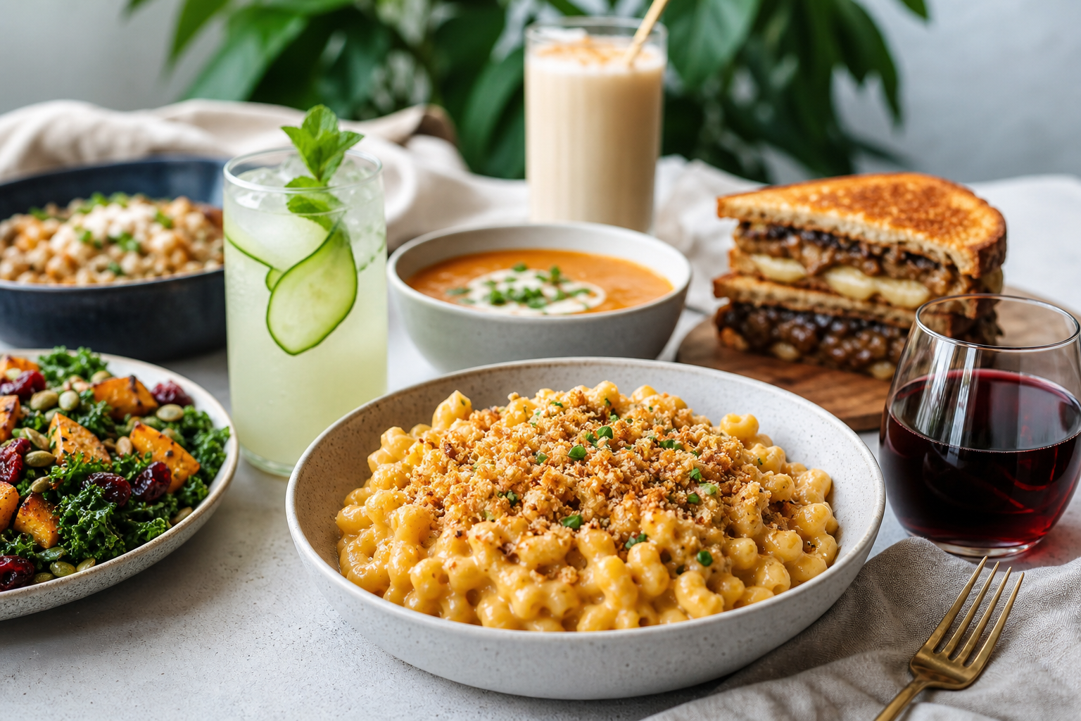 How do I pair vegan comfort food with the perfect drinks in 2026?