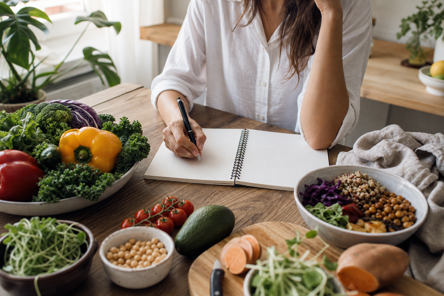 How do I plan a week’s worth of healthy vegan dinners for 2025?