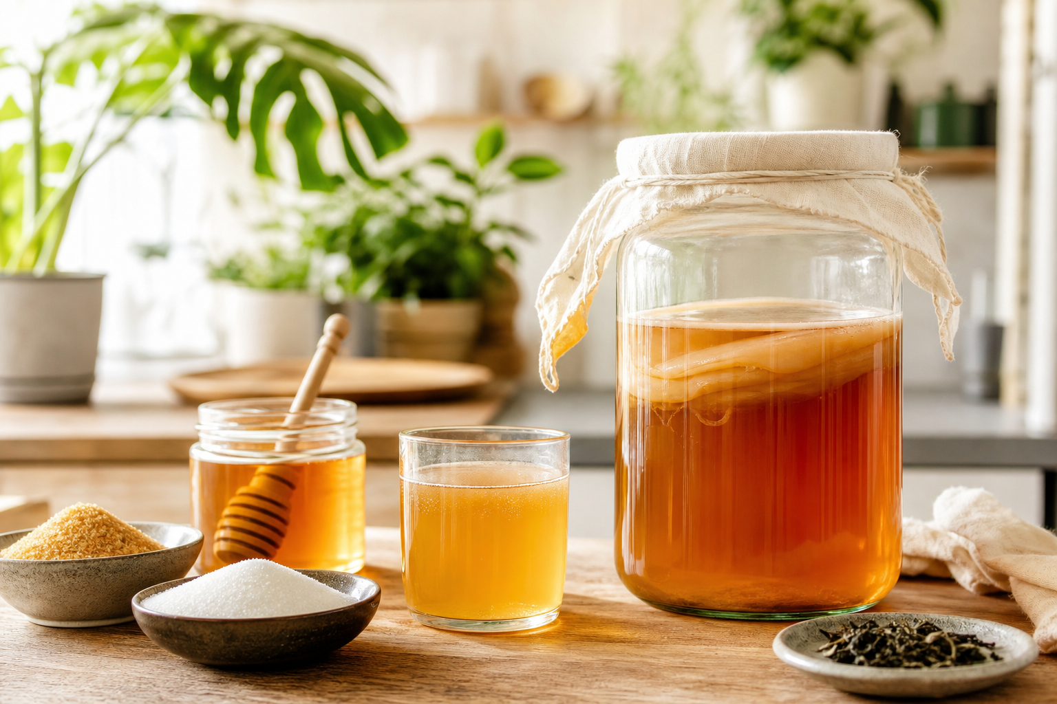 How to Brew Your Own Kombucha Using Vegan Sugars