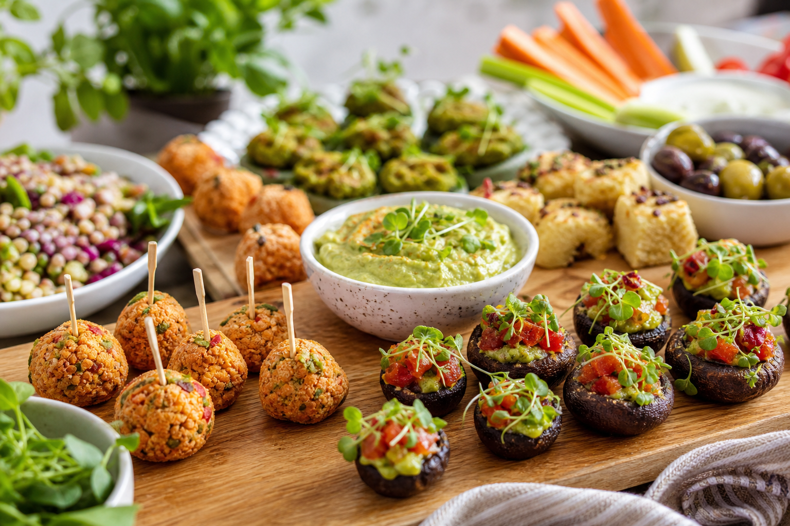 How to create gluten-free vegan appetizers for sports events in 2025?