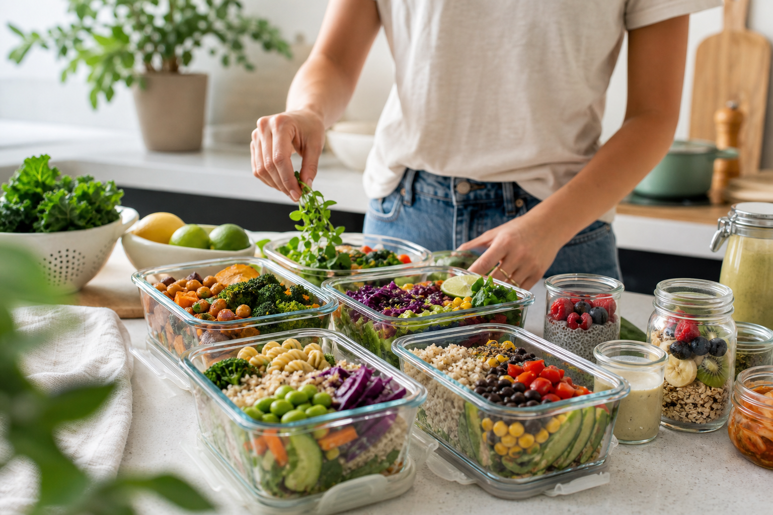 How to effectively batch prep vegan meals in 2025?