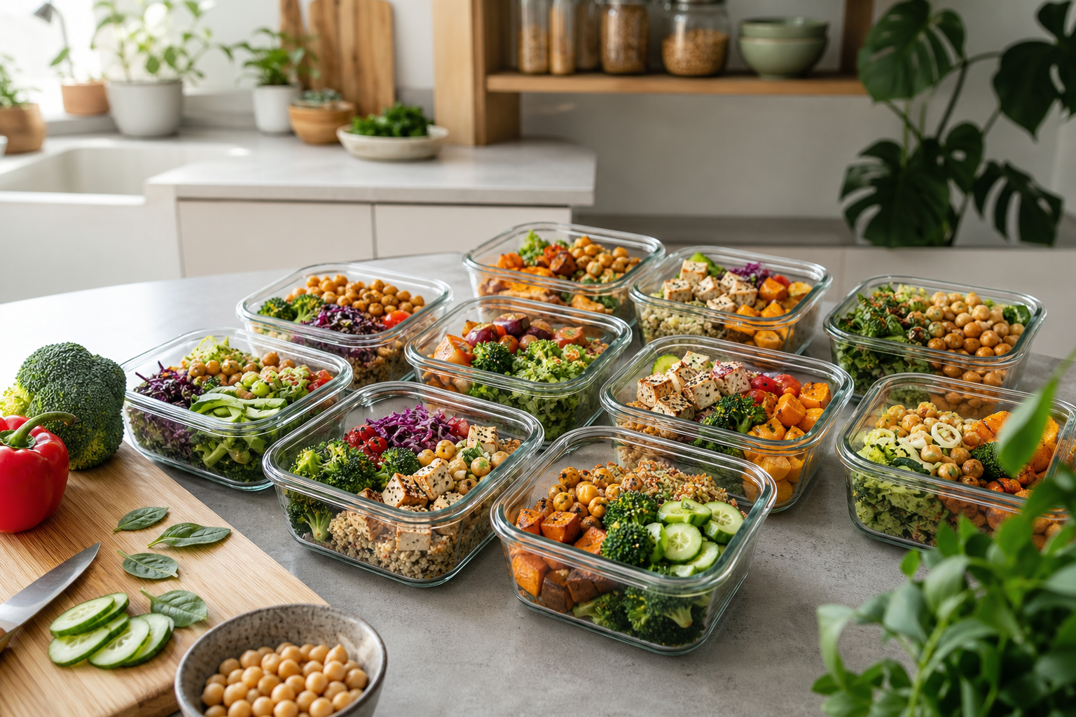 How to make bulk vegan meal prep easy and efficient in 2025?