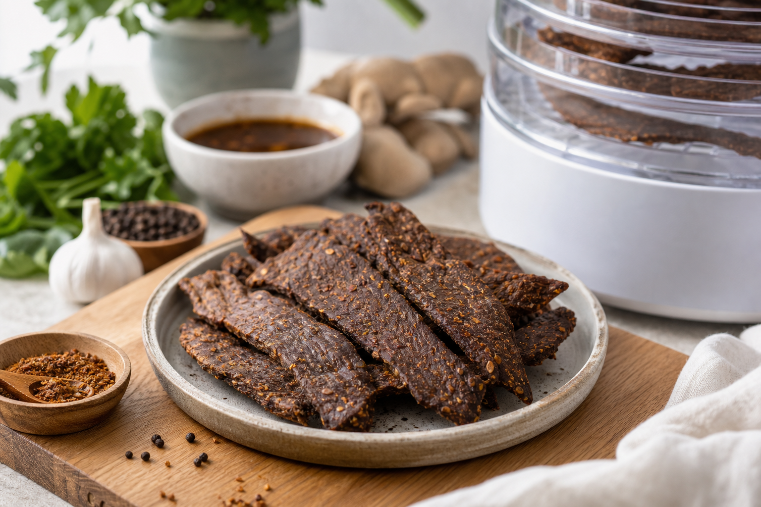 How to Make Chewy Vegan Jerky in a Food Dehydrator