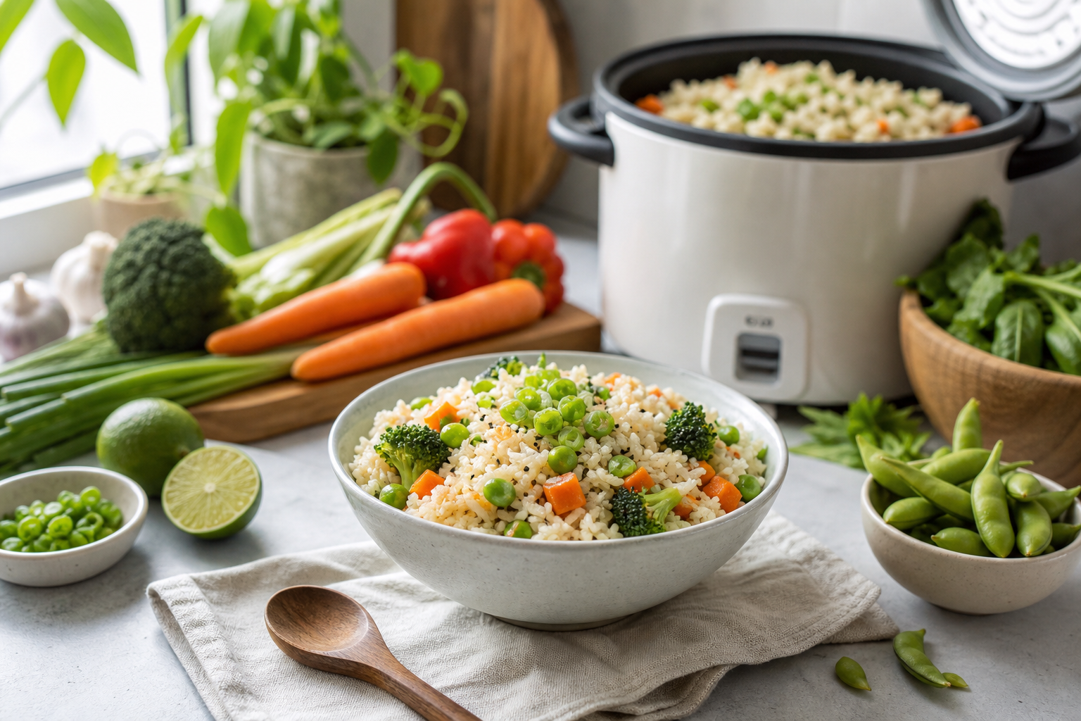 How to Make Fluffy Vegan Rice Cooker Meals in 15 Minutes