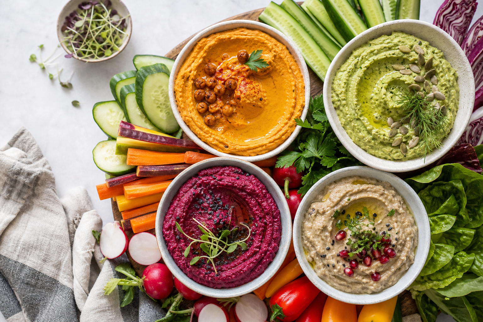 How to make healthy vegan dips and spreads in 2025?