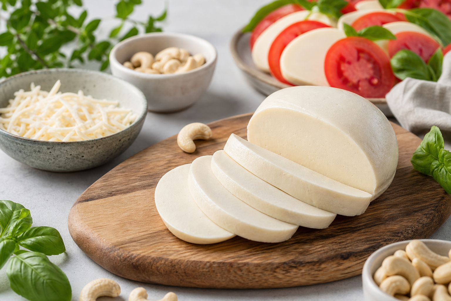 How to Make Sliceable, Meltable Vegan Mozzarella at Home