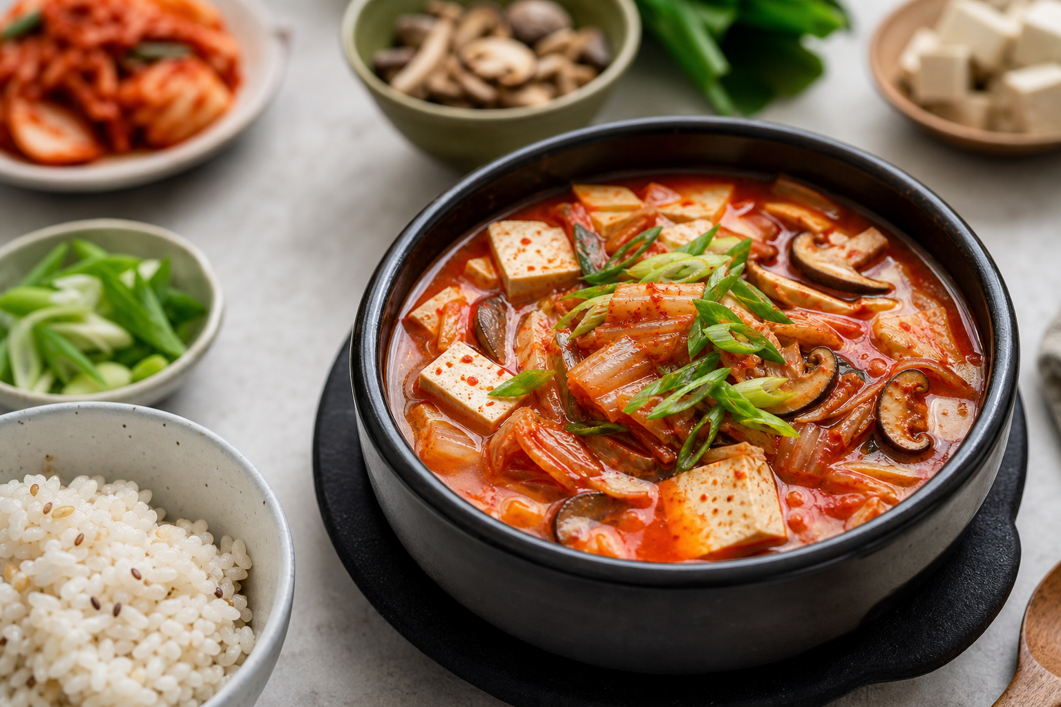 How to Master Spicy Vegan Korean Kimchi Jjigae