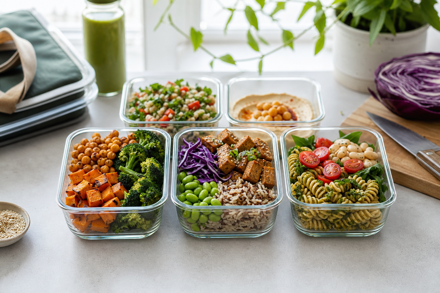 How to meal prep vegan lunches for work in 2025?