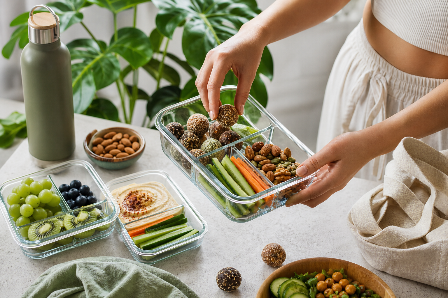 How to meal prep vegan snacks for on-the-go in 2025?