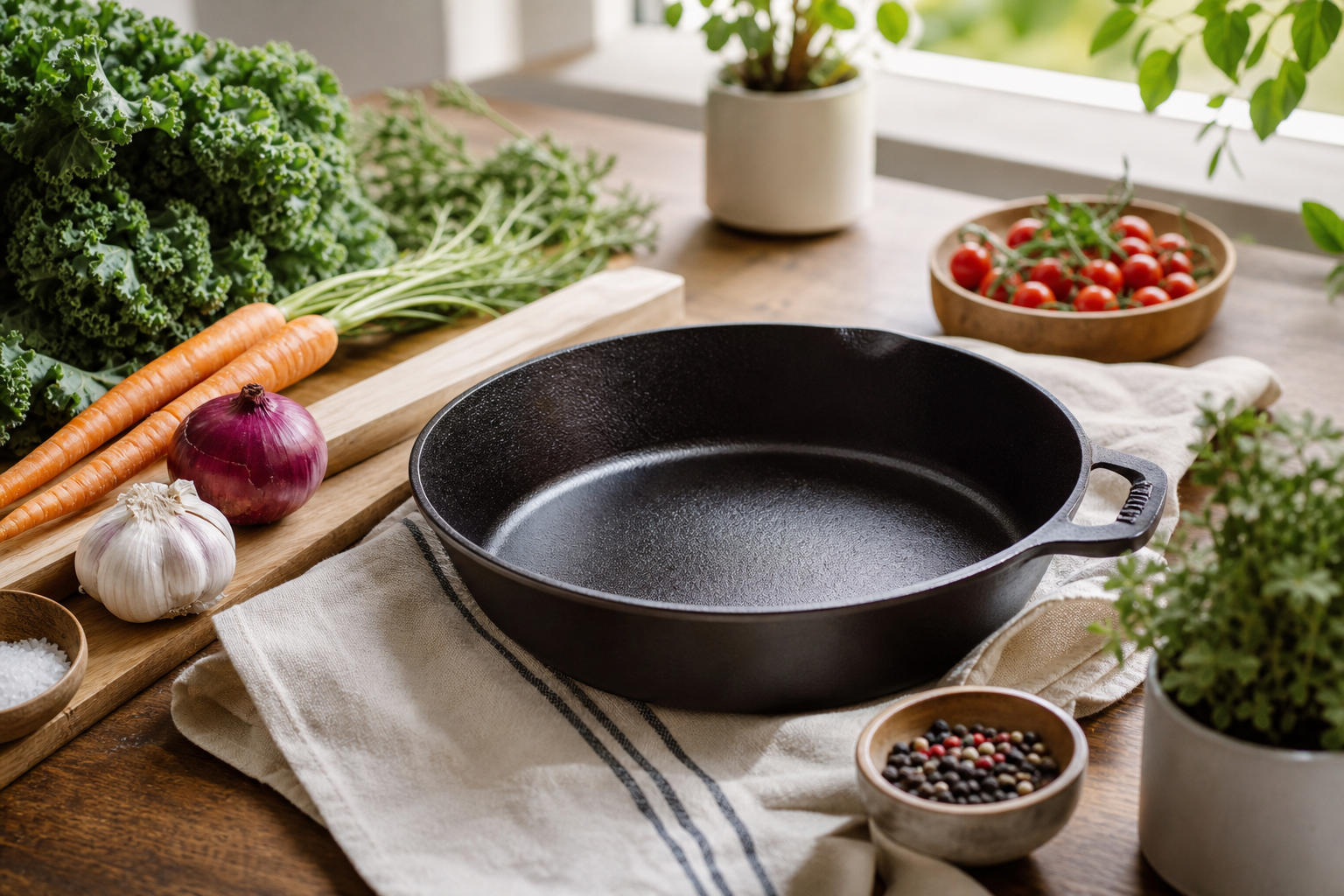 How to Season Cast Iron Skillets for Vegan Cooking