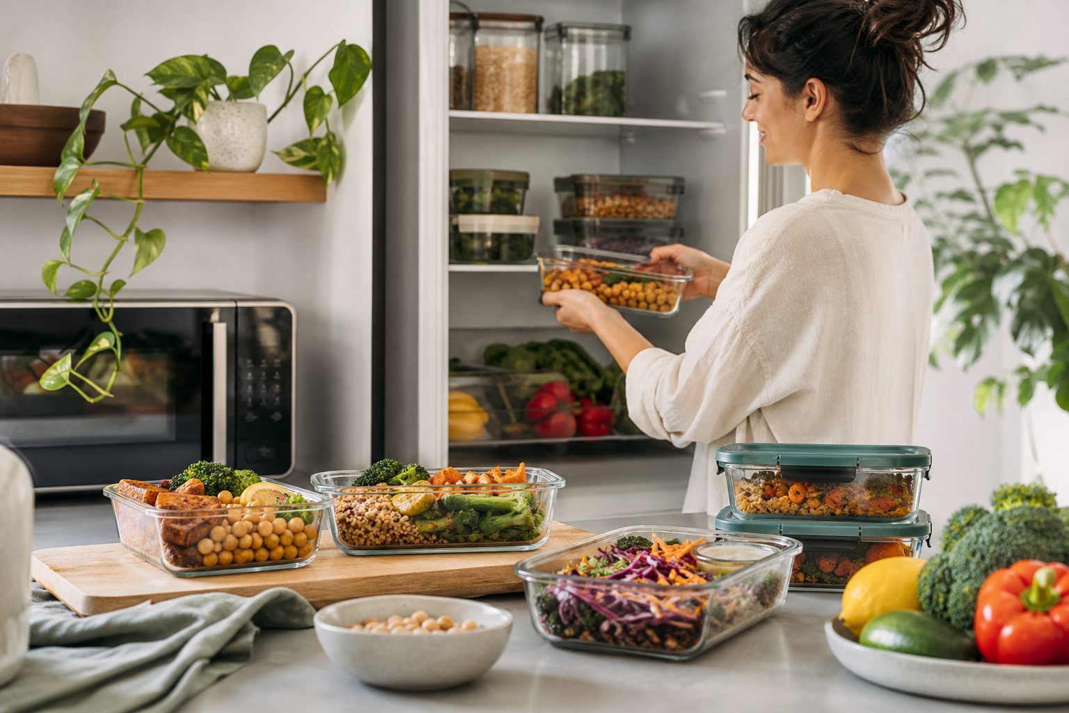 How to store and reheat vegan meal prep dishes in 2025?