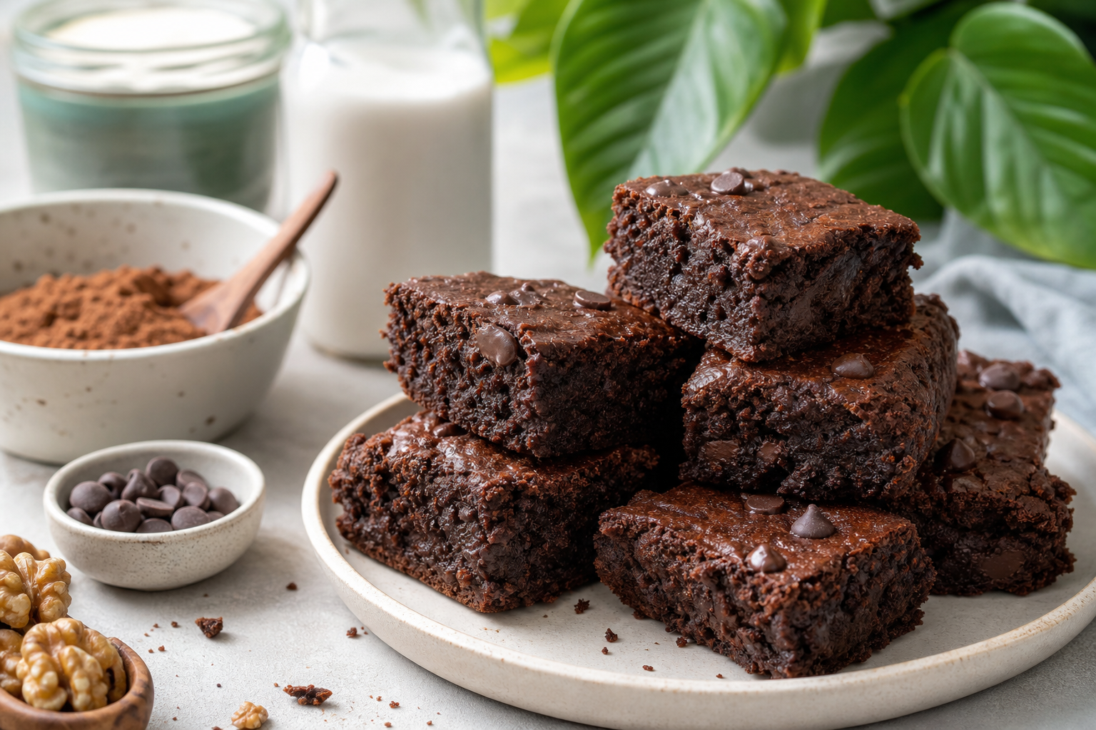 The Secret to Moist Vegan Brownies Without Eggs or Dairy
