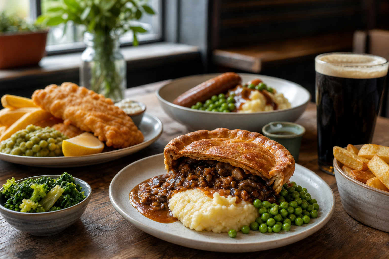 Traditional British Pub Food, Completely Veganized