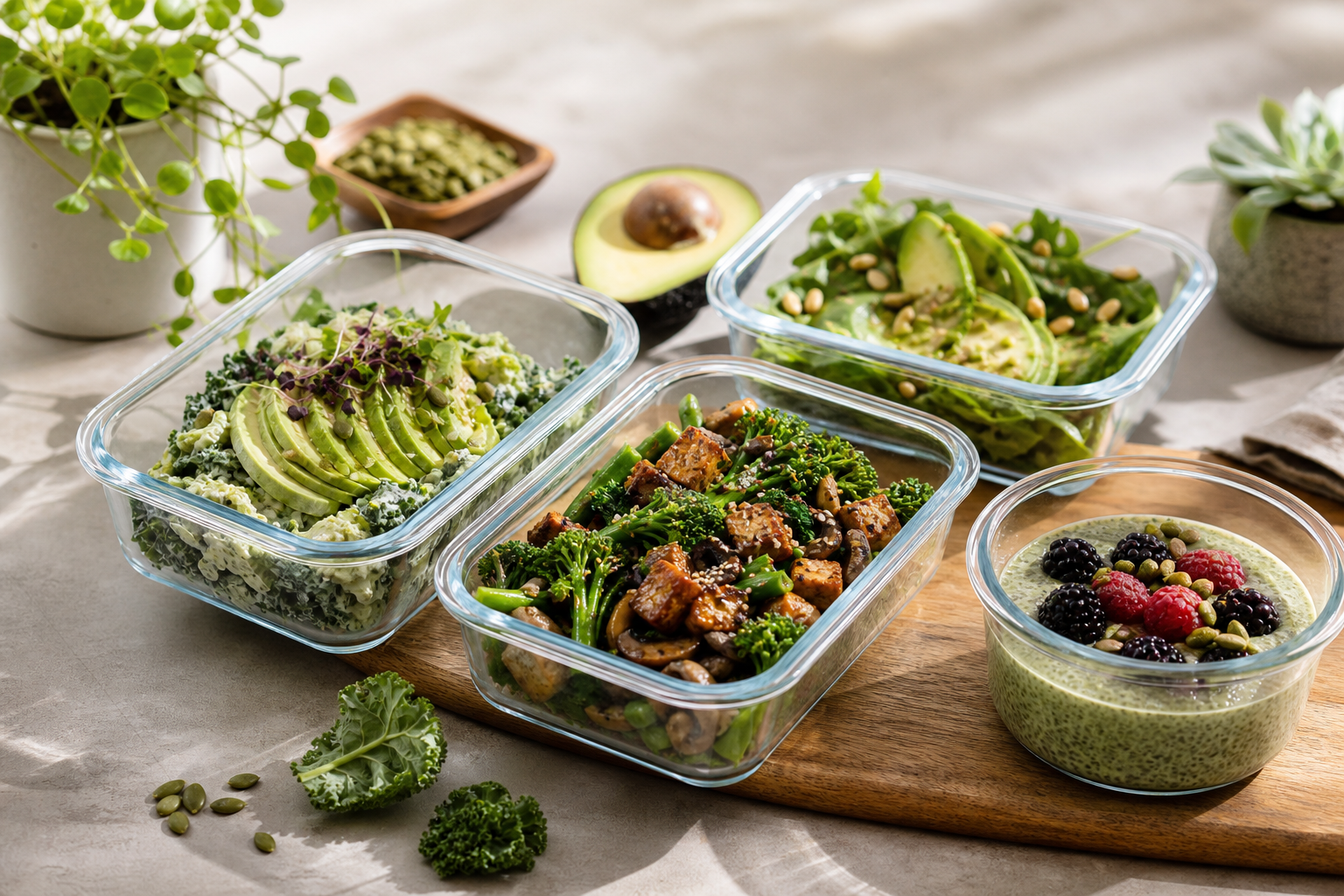 Vegan Keto Meal Prep: High Fat, Low Carb Plant-Based Living