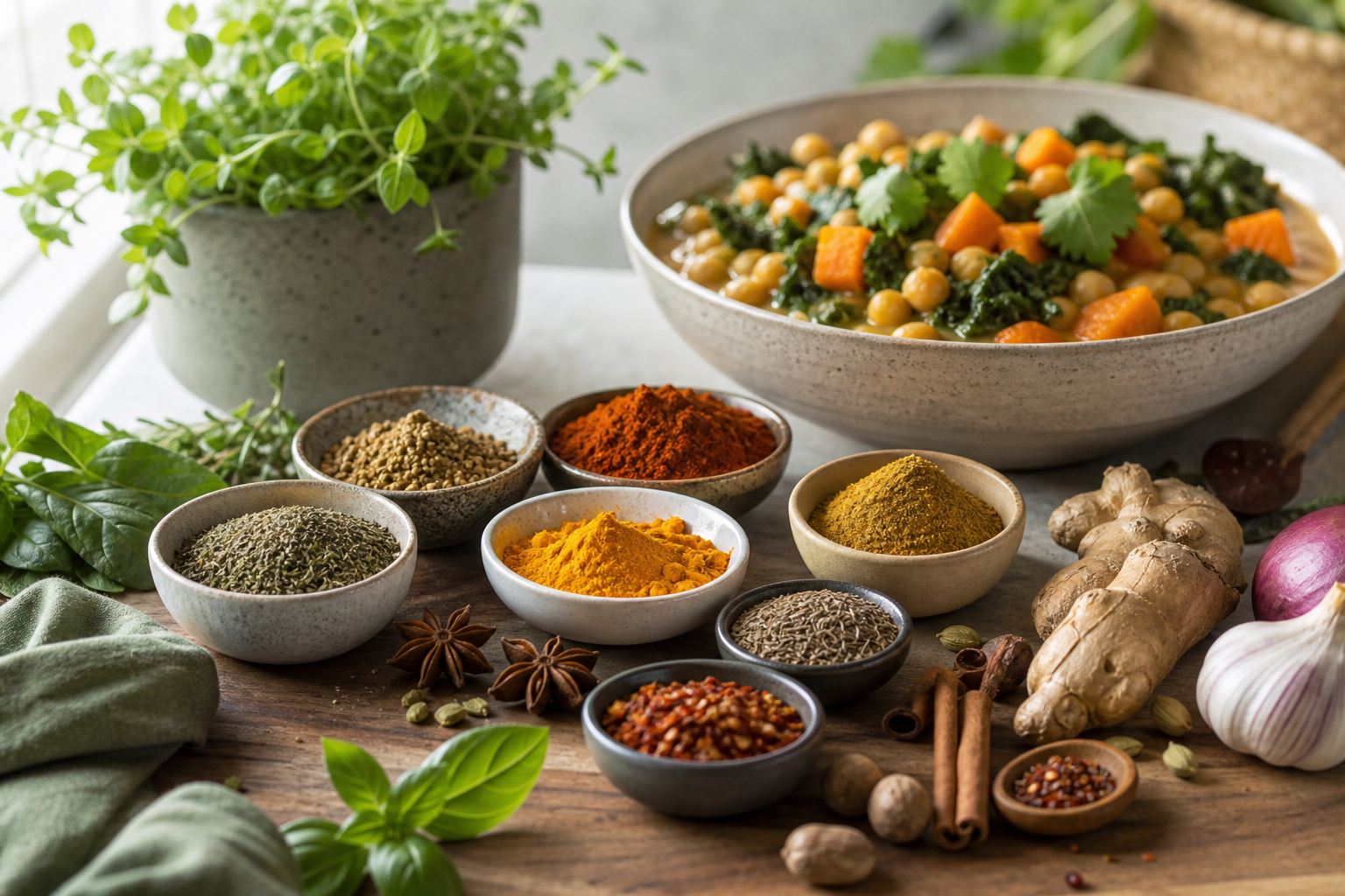 What are must-have spices for vegan comfort food cooking in 2026?