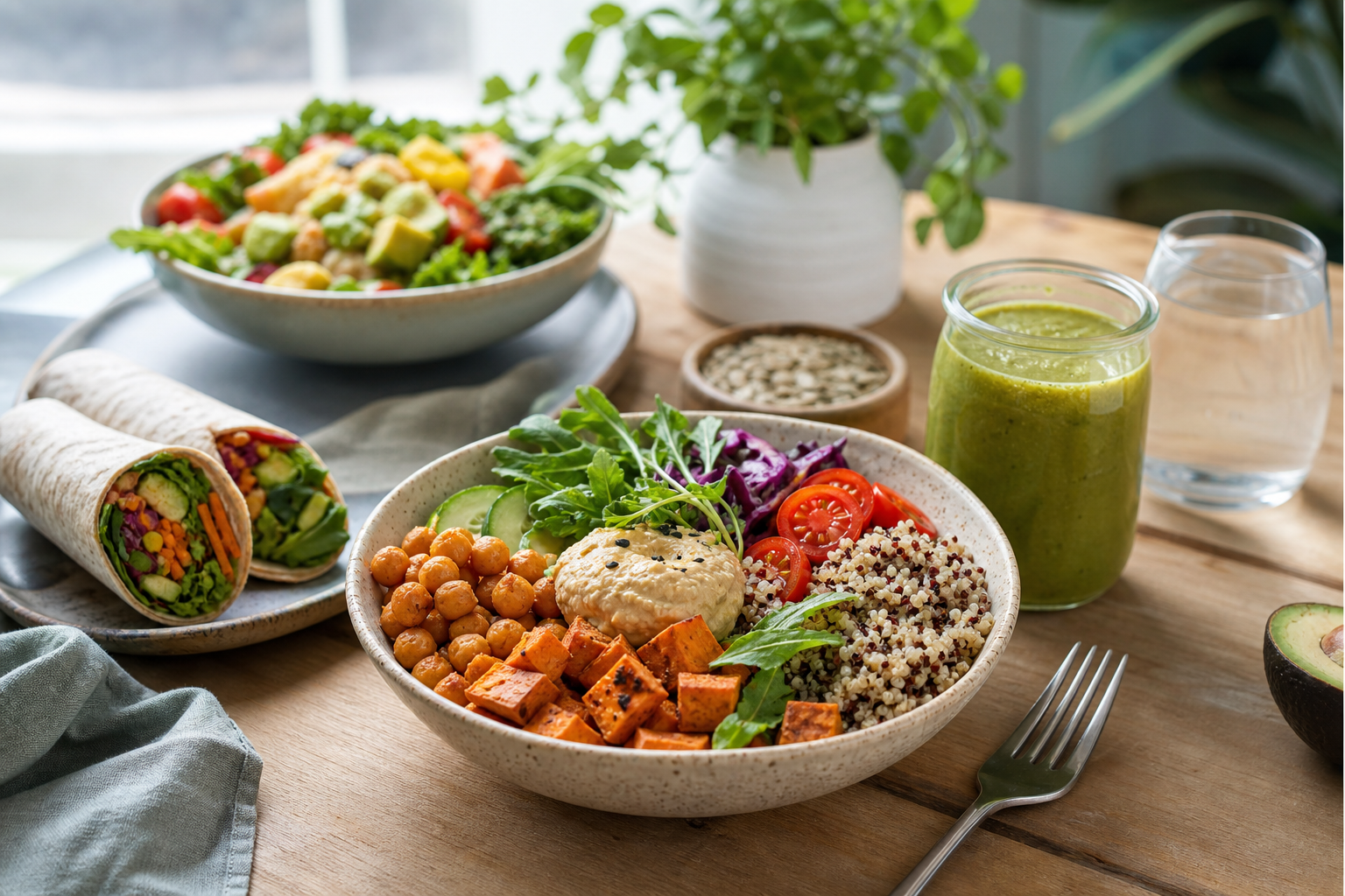 What are quick and easy vegan recipes for lunch in 2025?