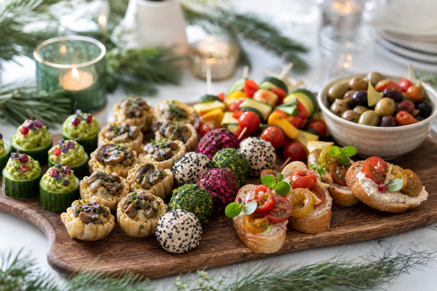 What are simple vegan appetizers for holiday gatherings in 2026?
