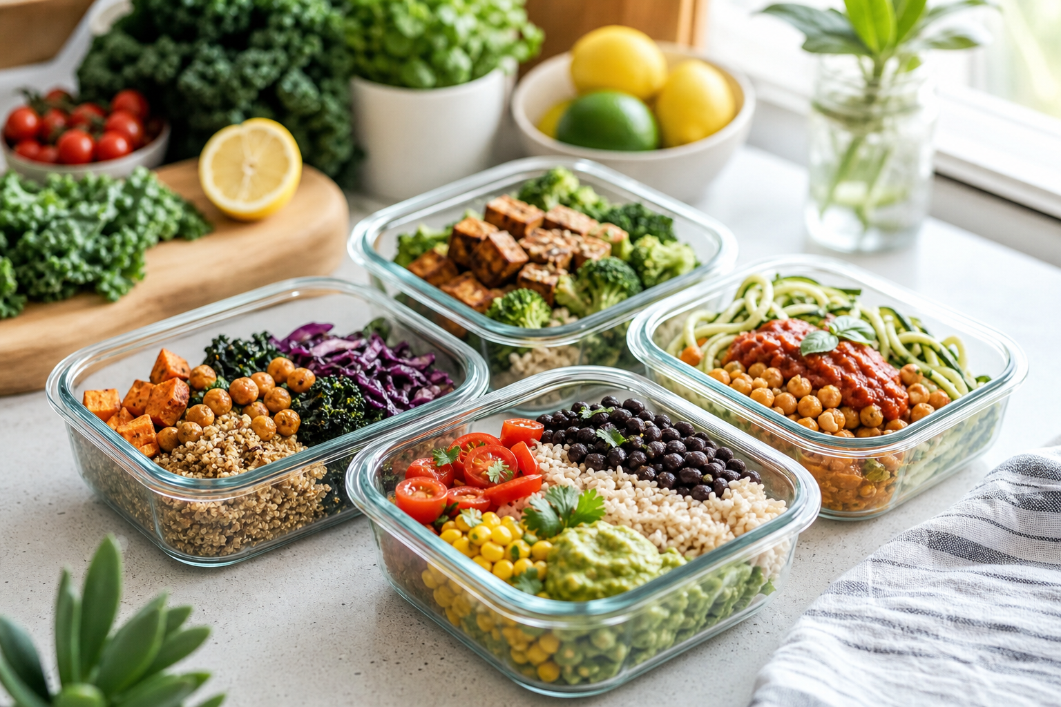 What are some affordable vegan meal prep recipes for 2025?