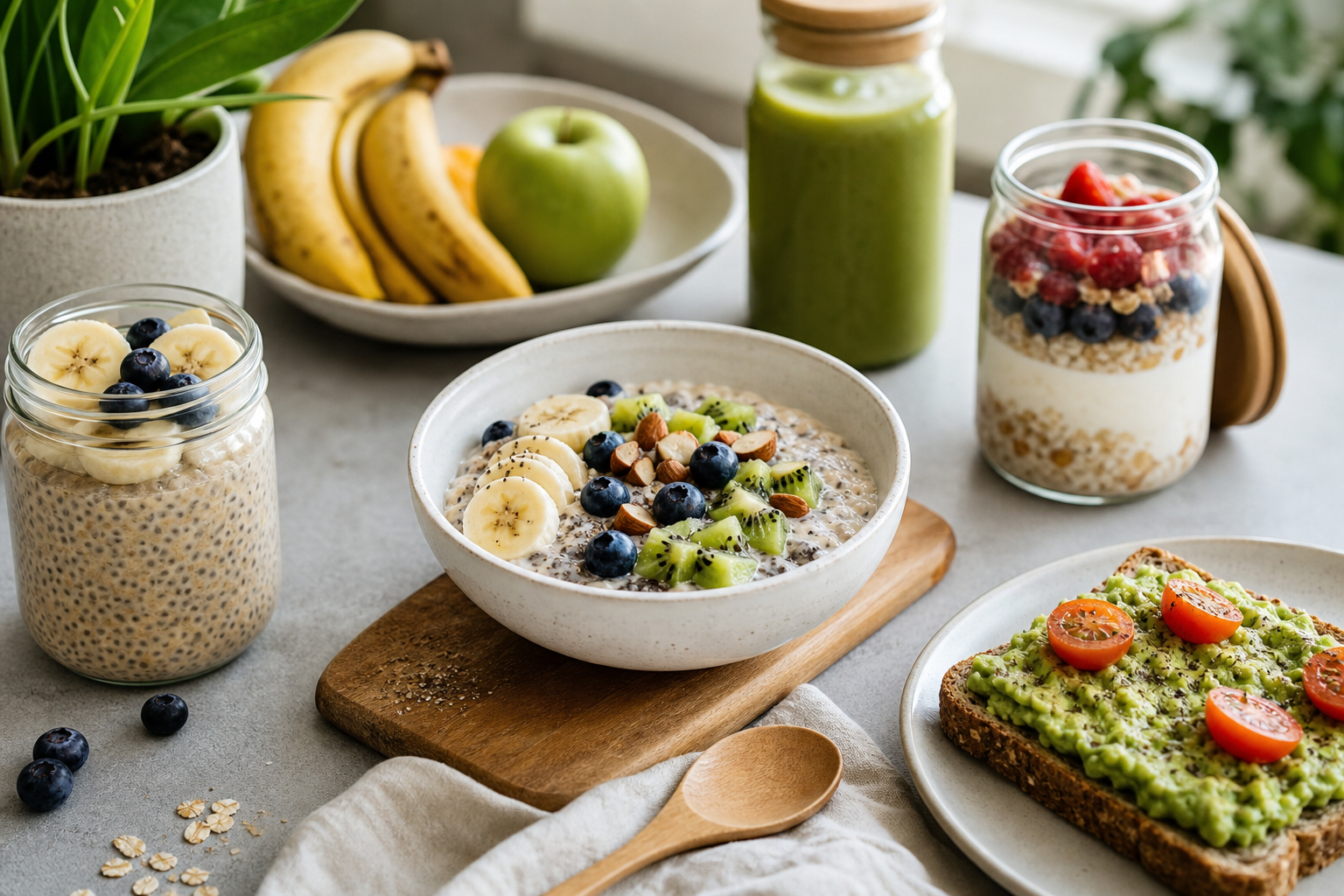 What are some budget vegan breakfast ideas for busy mornings in 2025?