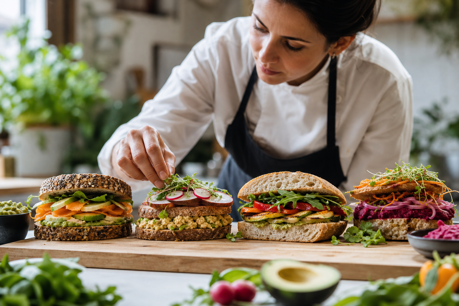 What are some celebrity chef-approved vegan sandwich recipes for 2026?