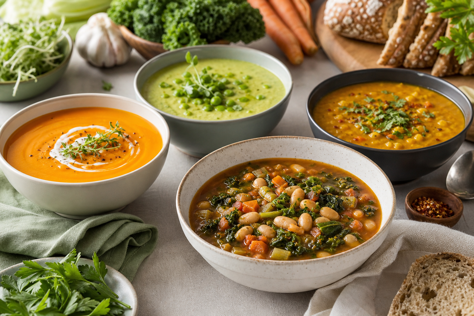 What are some classic vegan soup recipes to master in 2026?