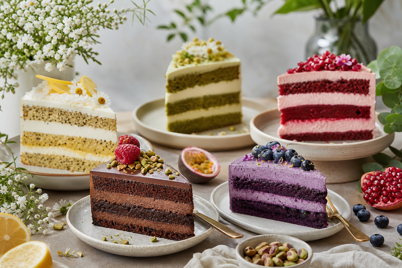 What are some creative flavor combinations for vegan cakes in 2026?