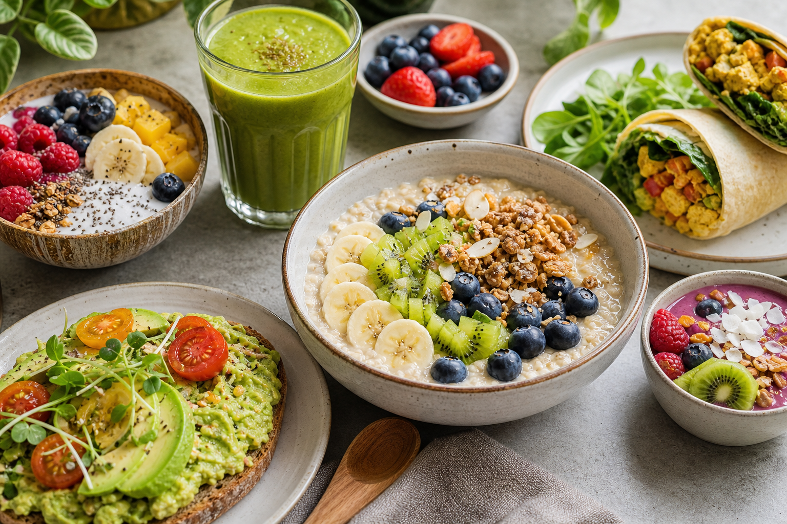 What are some delicious healthy vegan breakfast ideas for 2025?