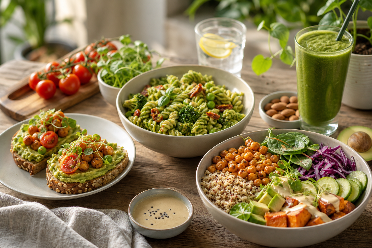 What are some easy healthy vegan recipes for beginners in 2025?
