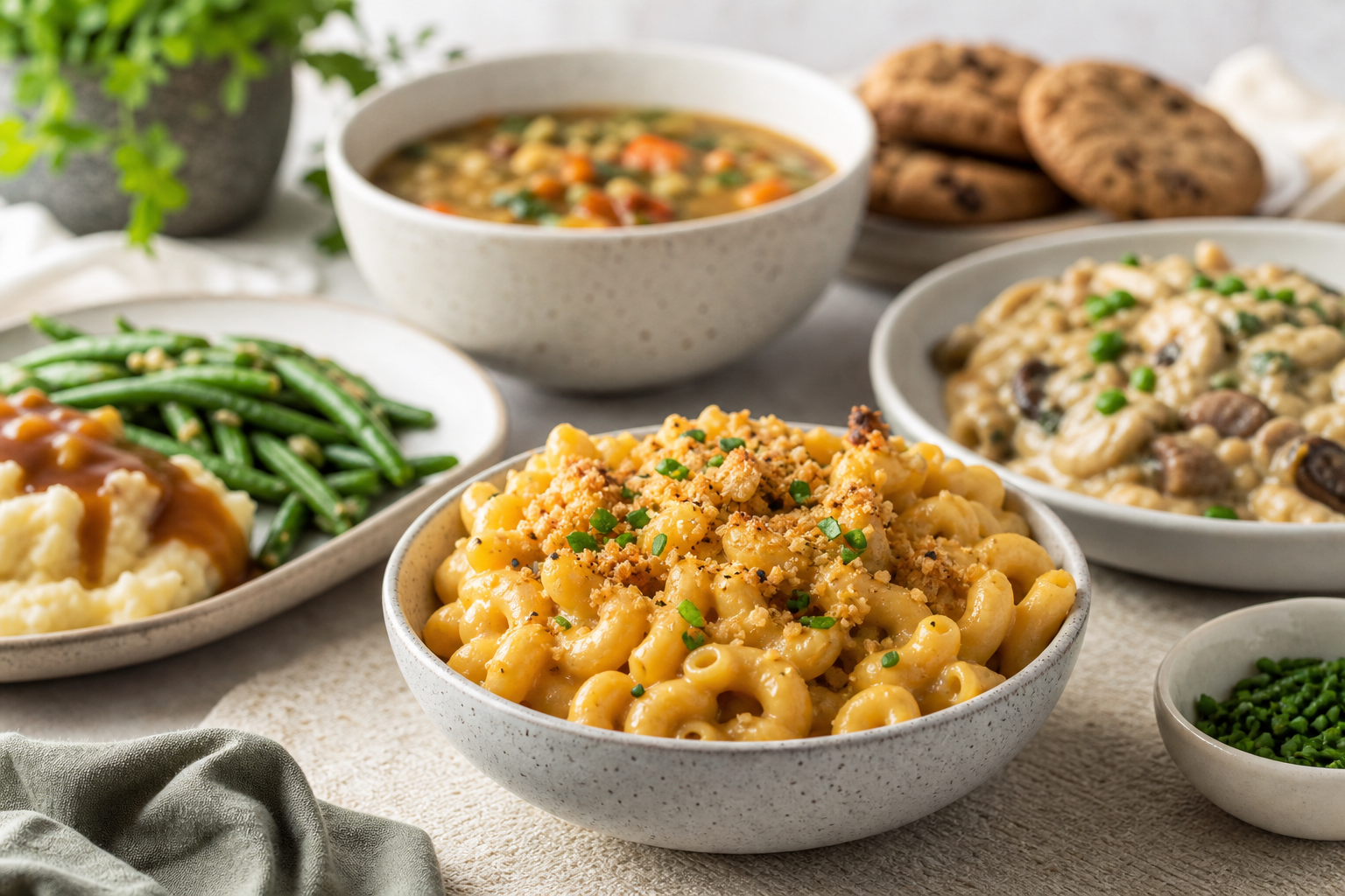 What are some easy vegan comfort food recipes for 2025?