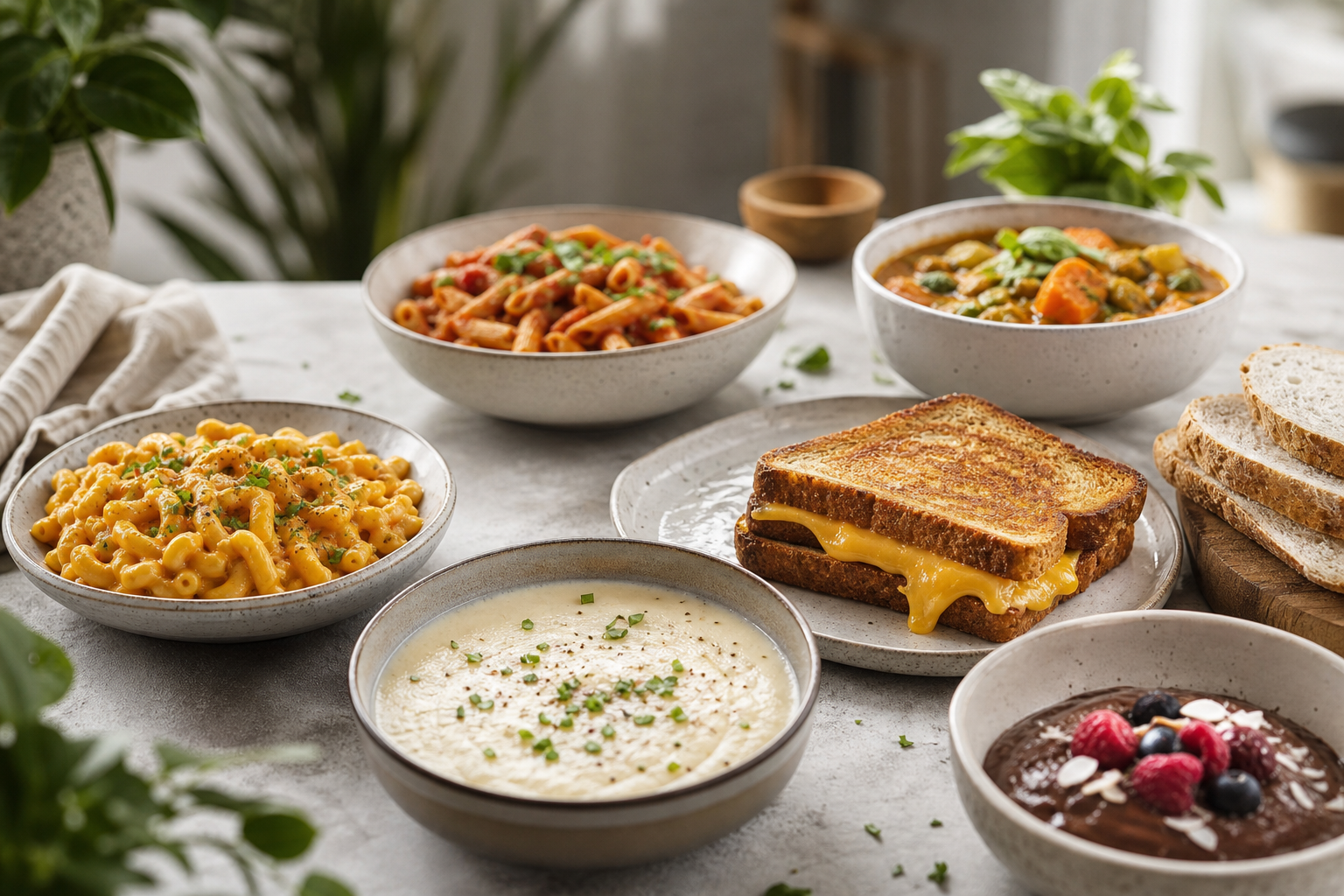 What are some easy vegan comfort food recipes for beginners in 2025?