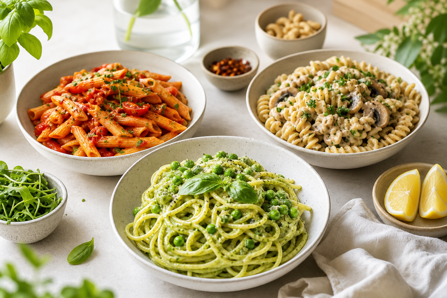 What are some easy vegan pasta recipes for beginners in 2026?