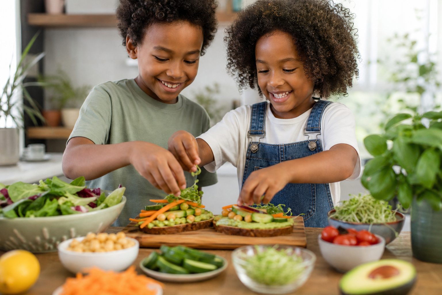 What are some easy vegan recipes for kids in 2025?