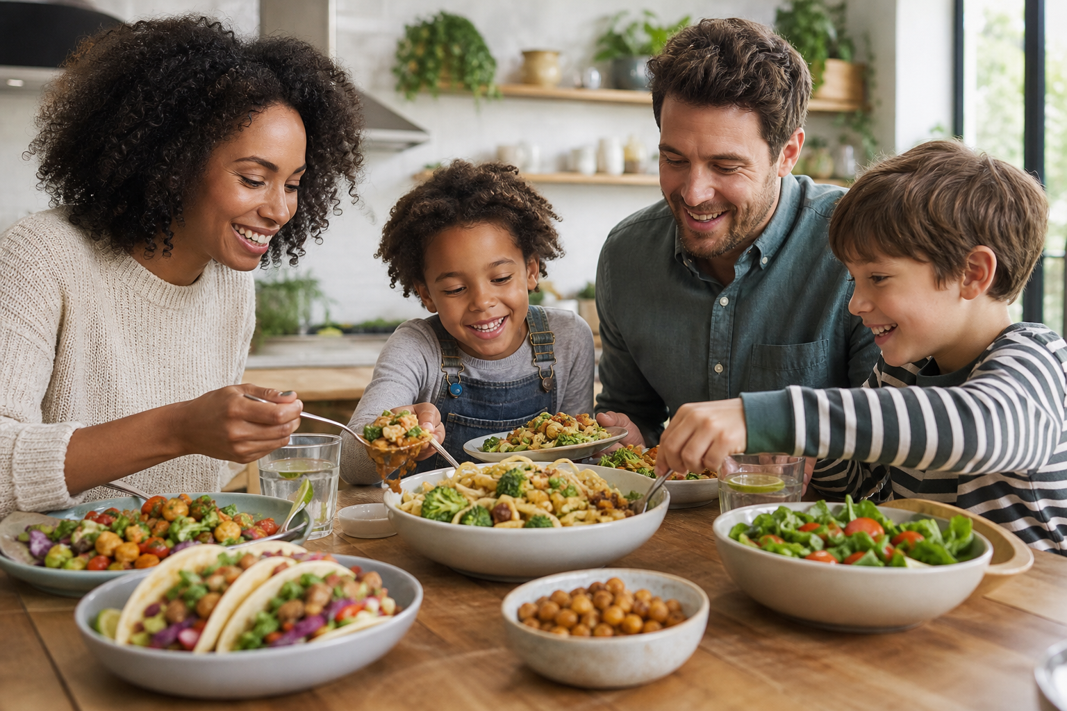 What are some family-friendly quick vegan meals for 2025?