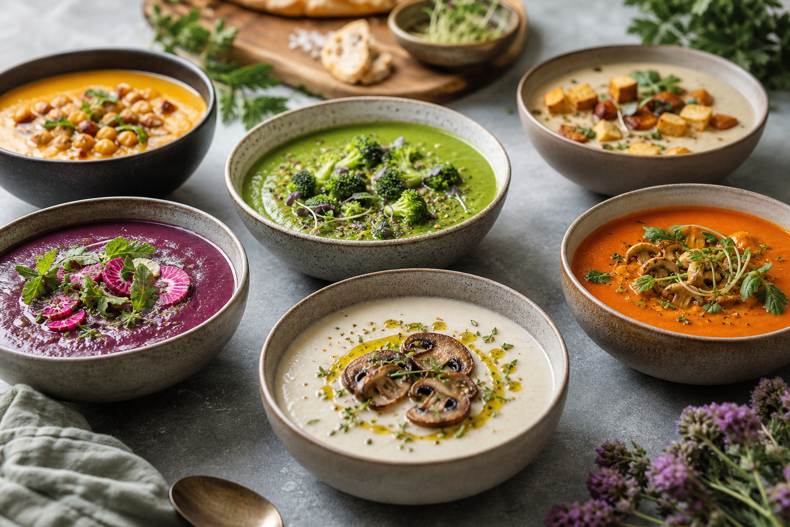 What are some famous vegan soup recipes with a twist in 2026?