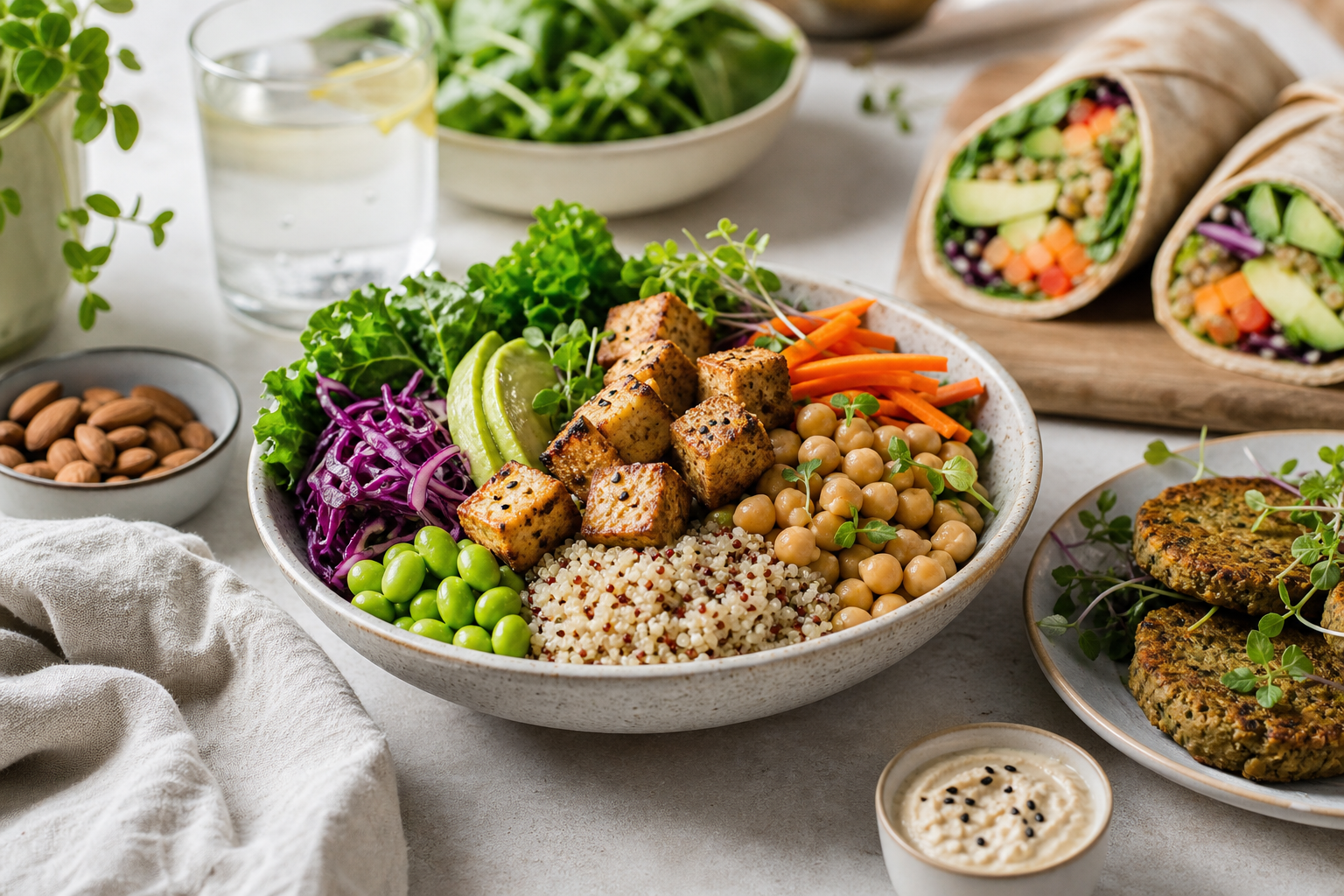 What are some gluten-free high protein vegan recipes for 2025?
