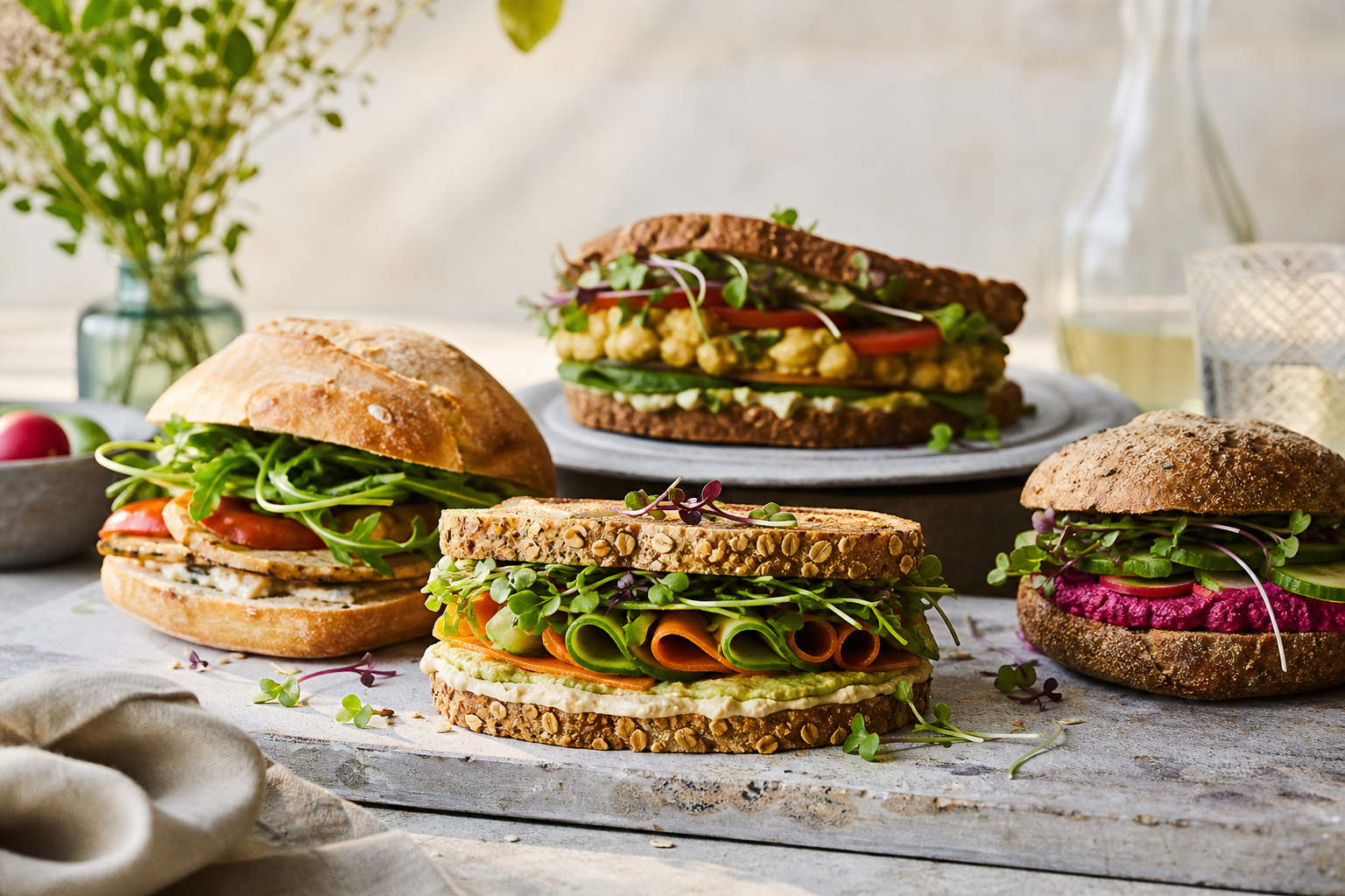 What are some gourmet vegan sandwich ideas for special occasions in 2026?