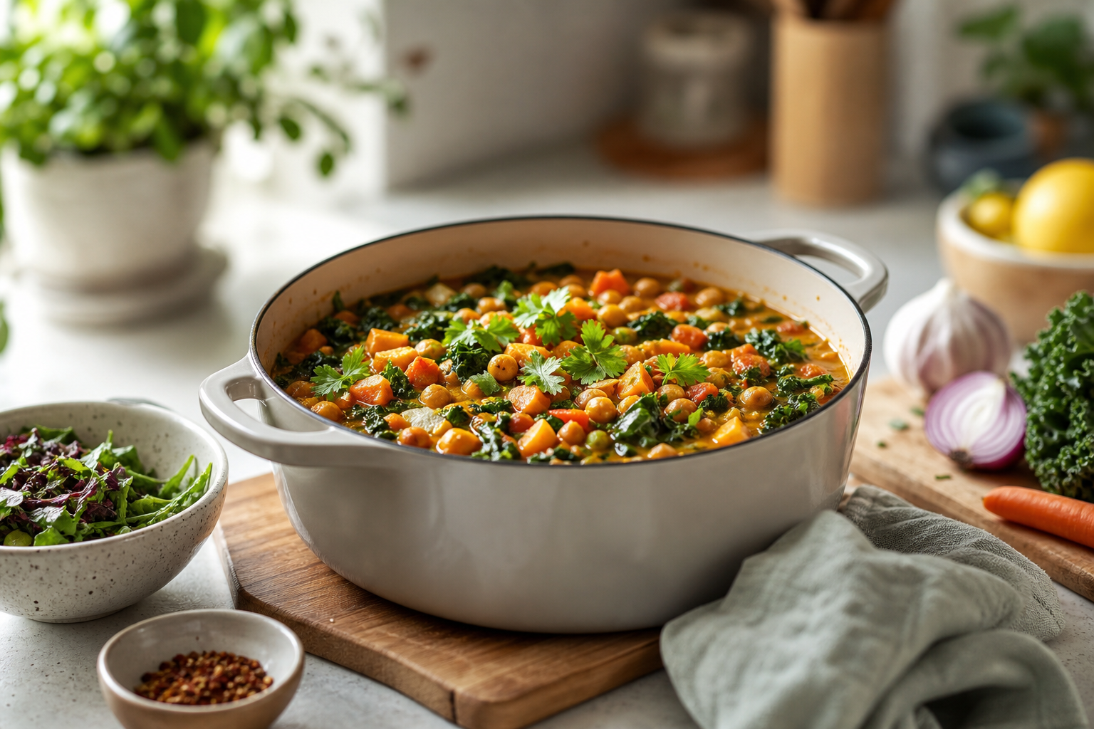 What are some healthy vegan one-pot meals for busy days in 2025?