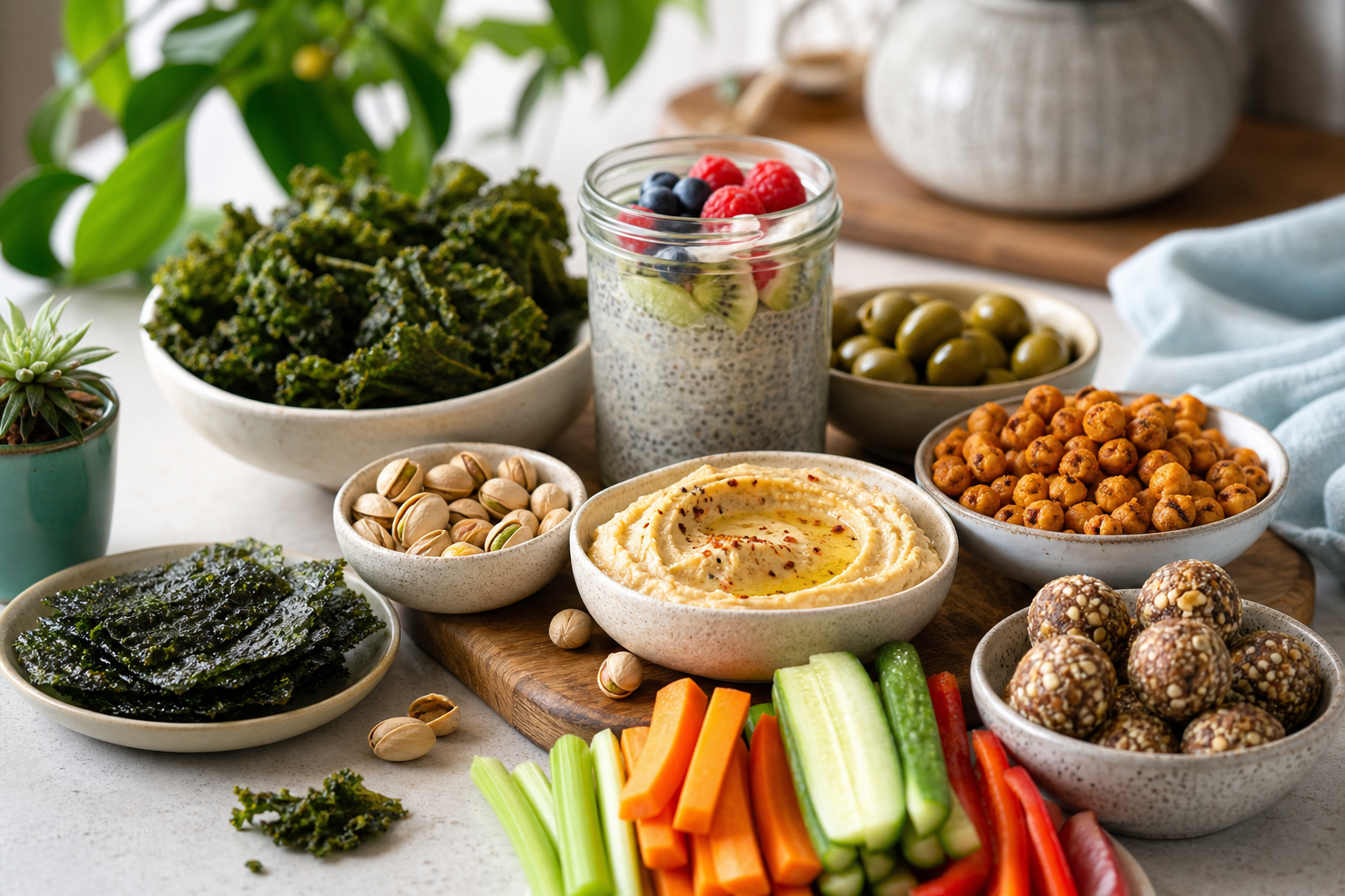 What are some healthy vegan snack options to try in 2025?